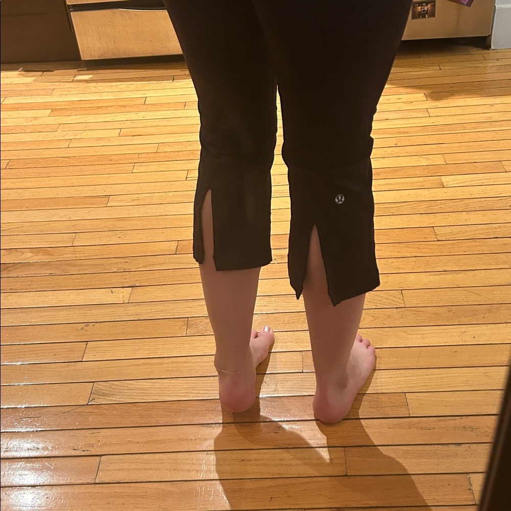 Lululemon Cropped Leggings With Flair